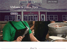 Tablet Screenshot of eatatjennieraes.com